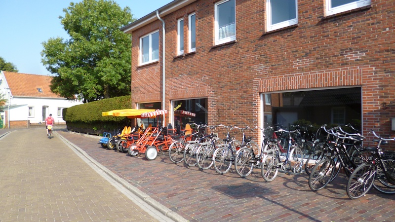 Fahrradverleih auf Borkum